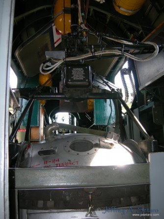 A close-up look at top of the Witchcraft's ball turret.